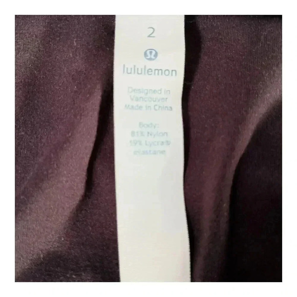 Lululemon Full Freedom Wrap Top Long Sleeve Purple Plum Nulu Women's 2 - Picture 4 of 4